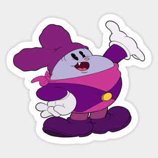 Chowder 1930s Cuphead rubber hose cartoon style Sticker